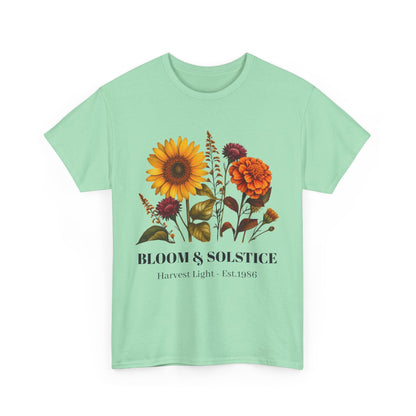 Bohemian Floral Tee, Unisex Cotton T-Shirt for Nature Lovers, Casual Summer Wear, Gift for Gardeners, Major Holidays Gift