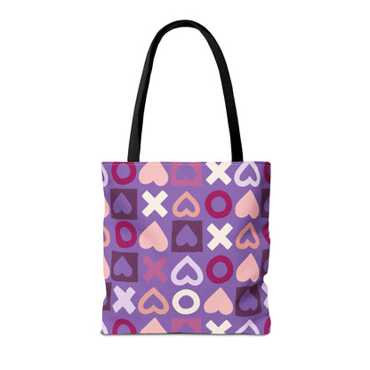 Mother's Day Heart Pattern Tote Bag - Stylish and Practical