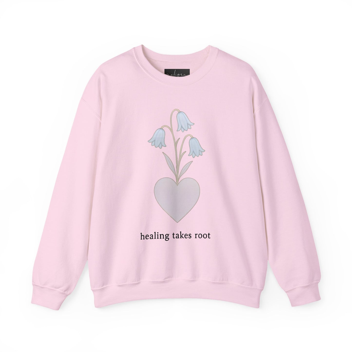 Bluebell flower- Healing Takes Root Sweatshirt - Heavy Blend™ Crewneck for Comfort and Wellness