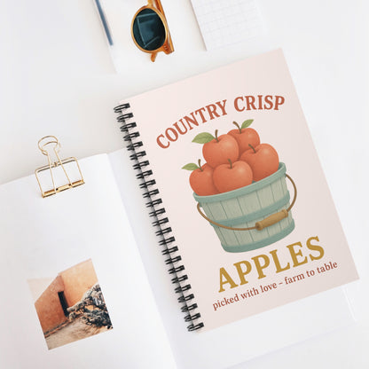 Country Crisp Apples Spiral Notebook - Cute Farmhouse Design, Journaling, Note-taking, Back to School, Gift for Teachers, Stationery, [...]