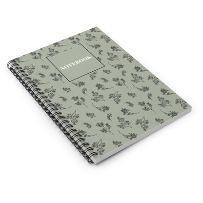 Elegant Floral Spiral Notebook - Perfect for Notes & Journaling