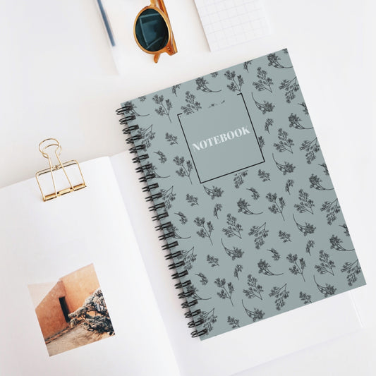 Elegant Floral Spiral Notebook - Perfect for Notes & Journaling