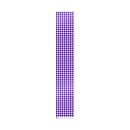 Purple Gingham Wrapping Paper for Special Occasions, Gift Wrap, Birthday Parties, Holidays, Baby Showers, Festive Celebrations