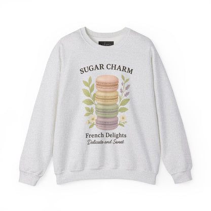 سويت شيرت ماكارون من Sugar Charm - رقبة دائرية من Heavy Blend™