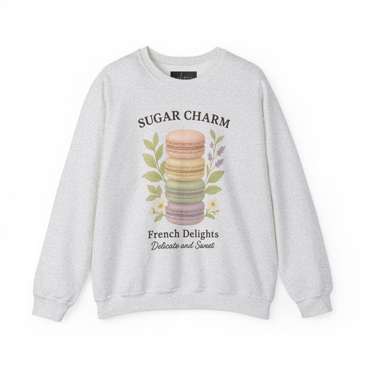 سويت شيرت ماكارون من Sugar Charm - رقبة دائرية من Heavy Blend™