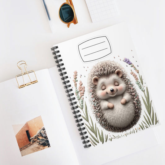 Adorable Hedgehog Spiral Notebook