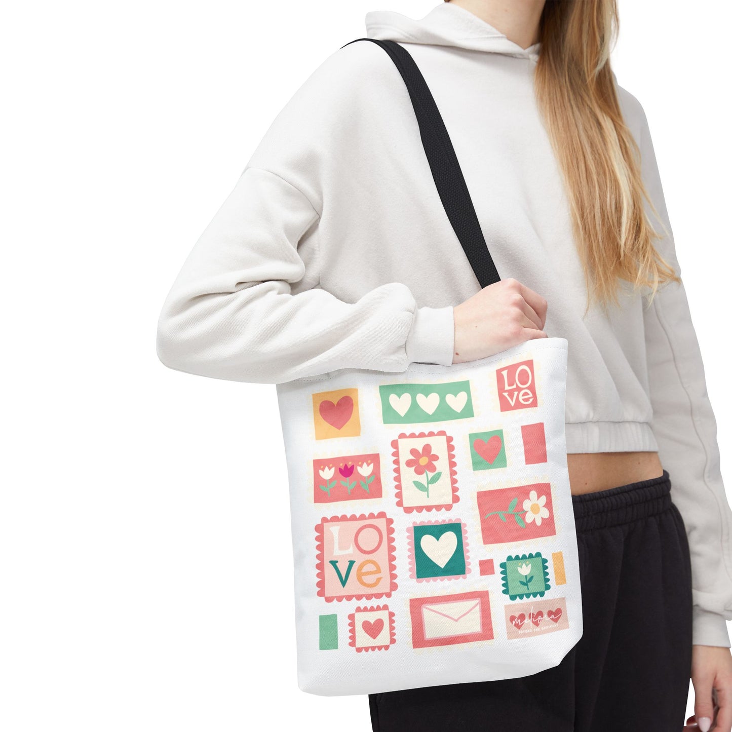 Stamped with Love, Sealed by Mom Tote Bag for Moms