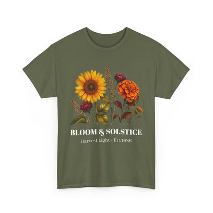 Bohemian Floral Tee, Unisex Cotton T-Shirt for Nature Lovers, Casual Summer Wear, Gift for Gardeners, Major Holidays Gift