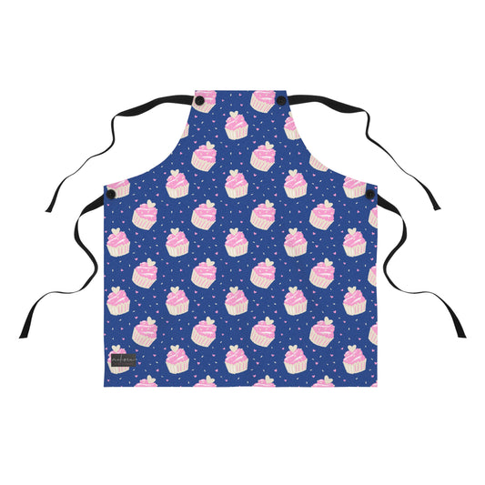 Cute Cupcake Pattern Apron - Perfect for Bakers & Gift Giving