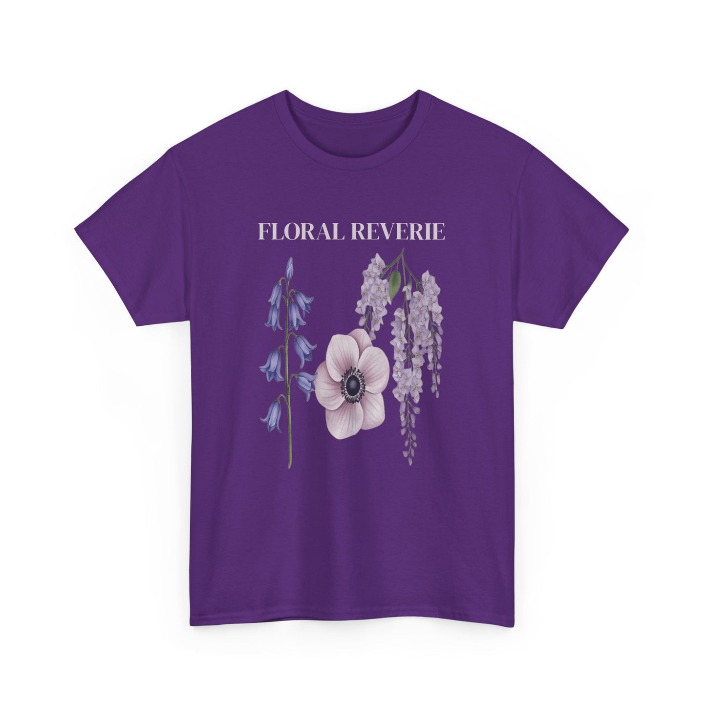 Floral Reverie Unisex Cotton Tee, Floral T-Shirt, Casual Wear, Nature Shirt, Gift for Her, Spring Style