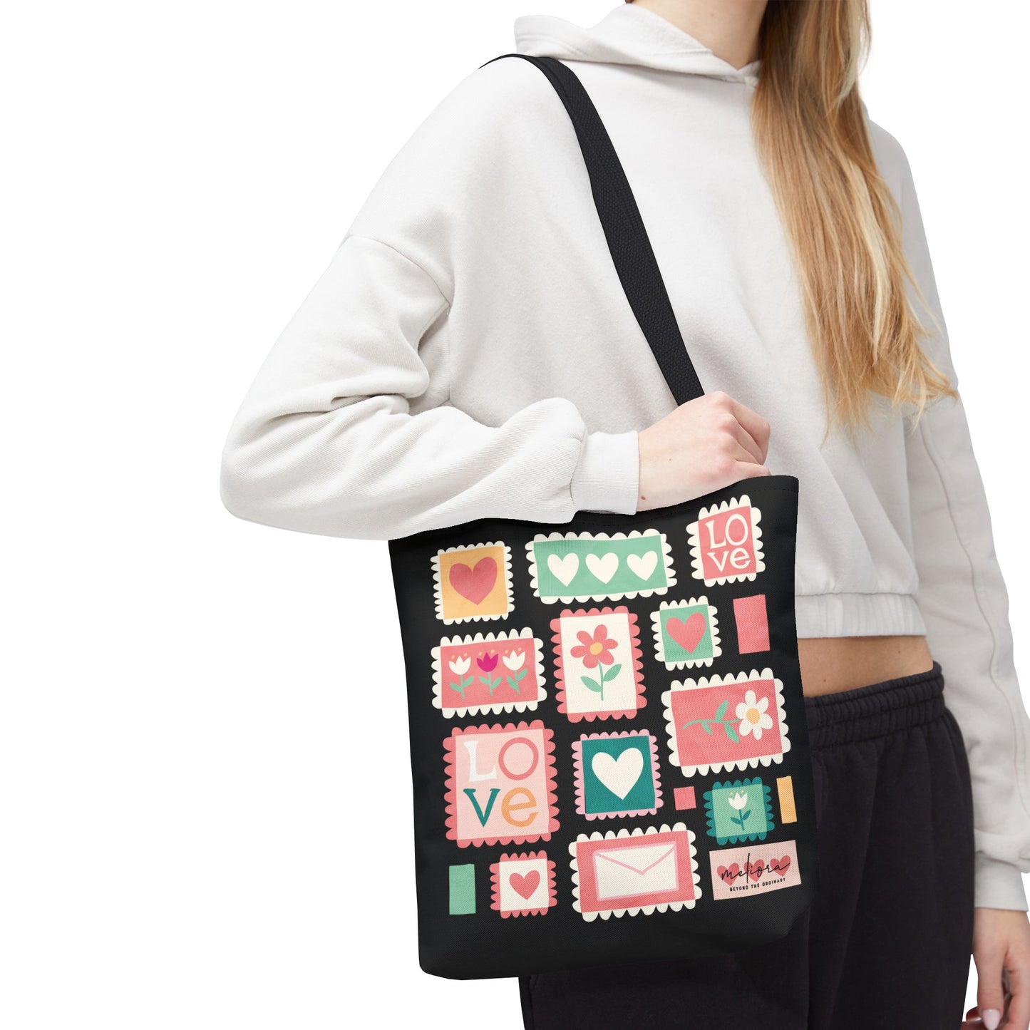 Stamped with Love, Sealed by Mom Tote Bag for Moms