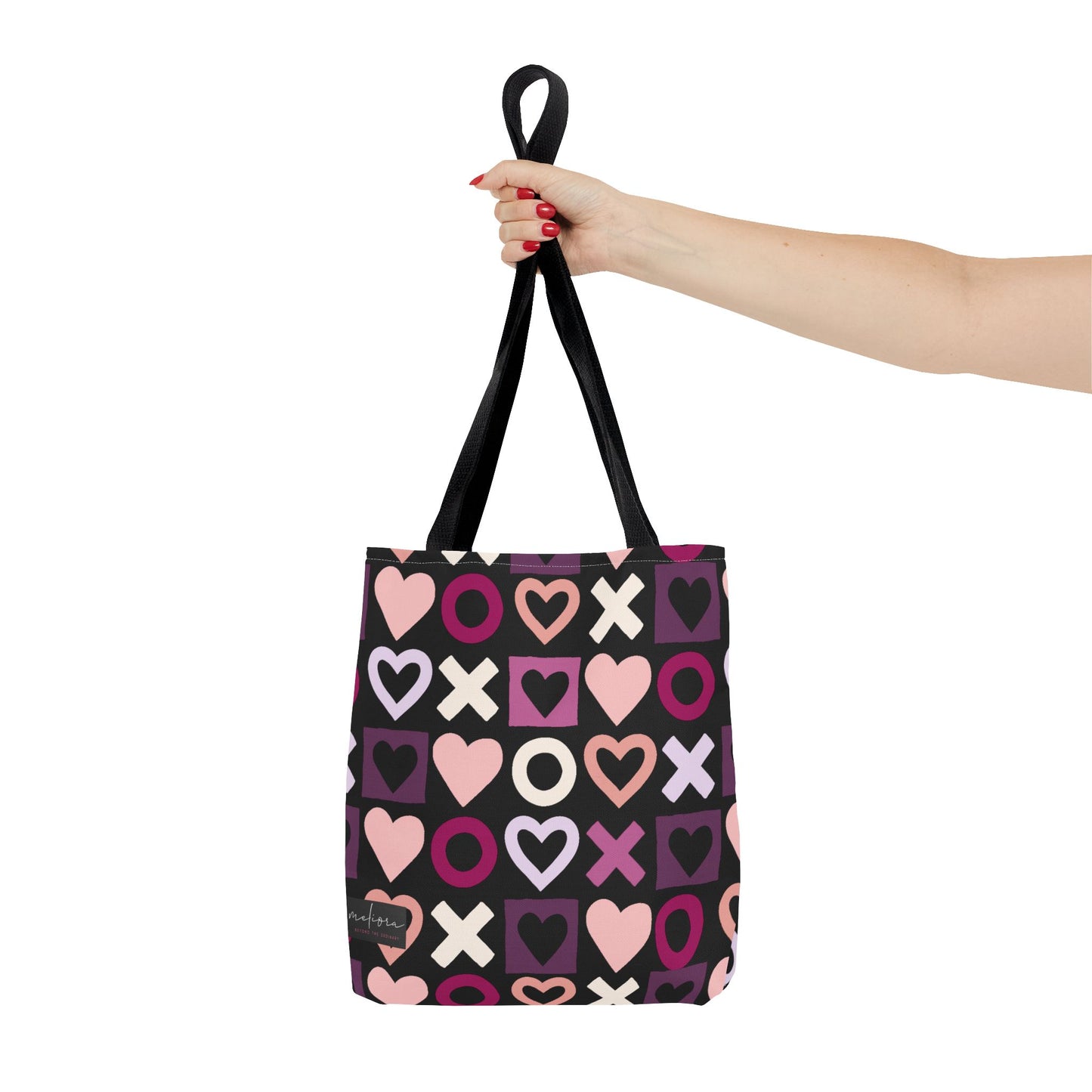 Mother's Day Heart Pattern Tote Bag - Stylish and Practical