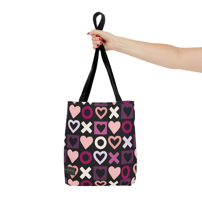 Mother's Day Heart Pattern Tote Bag - Stylish and Practical