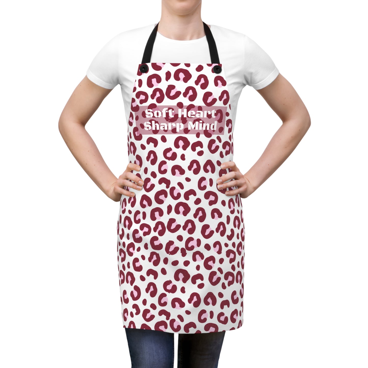 Chic Leopard Print Apron for Stylish Cooking