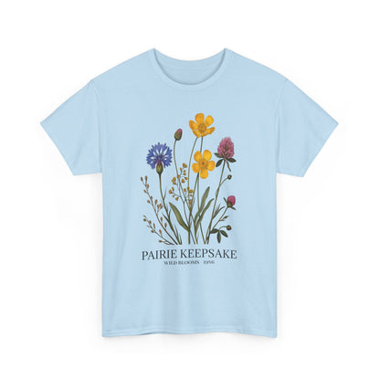 Floral Keepsake Tee, Unisex T-Shirt, Nature Lover Gift, Floral Print Apparel, Casual Wear, Botanical Tee