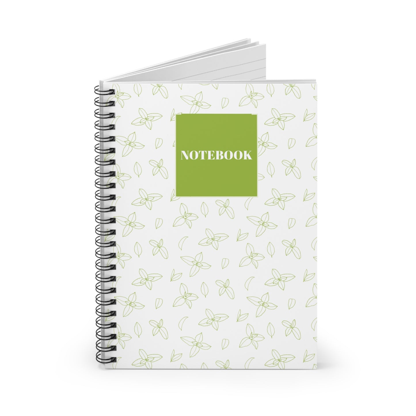 Floral Spiral Notebook - Ruled Line for Notes & Journaling