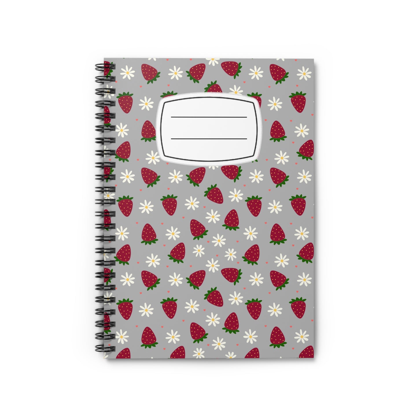 Cute Strawberry Design Spiral Notebook - Ruled Line, Journal for Students, Cute Gifts for Her, Bullet Journal, Back to School [...]
