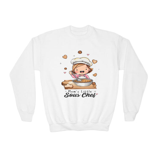 Mom's Little Sous Chef Sweatshirt - Perfect for Young Foodies