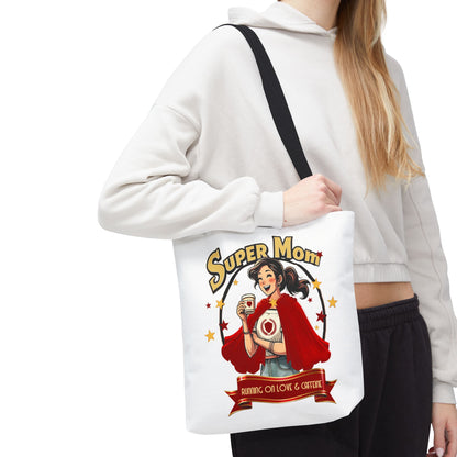 Super Mom Tote Bag – Running on Love & Caffeine