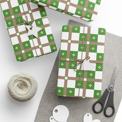 Festive Wrapping Paper, Holiday Gift Wrap, Christmas Wrapping, Eco-Friendly Gift Wrap, Decorative Paper for All Occasions