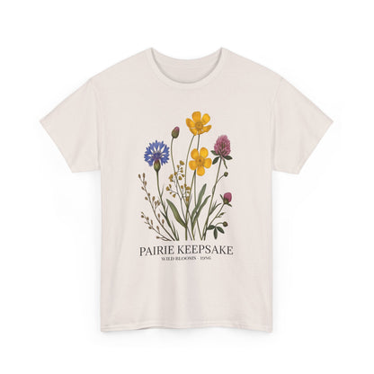 Floral Keepsake Tee, Unisex T-Shirt, Nature Lover Gift, Floral Print Apparel, Casual Wear, Botanical Tee