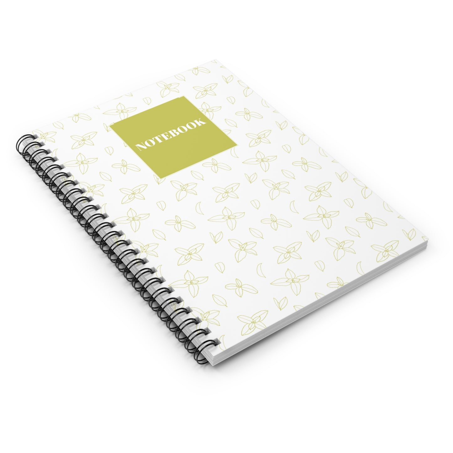 Floral Spiral Notebook - Ruled Line for Notes & Journaling