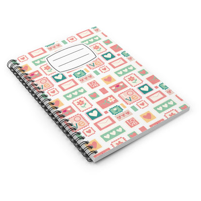 Cute Love-Themed Spiral Notebook - Perfect for Journaling, School, Gifts, and Valentine's Day