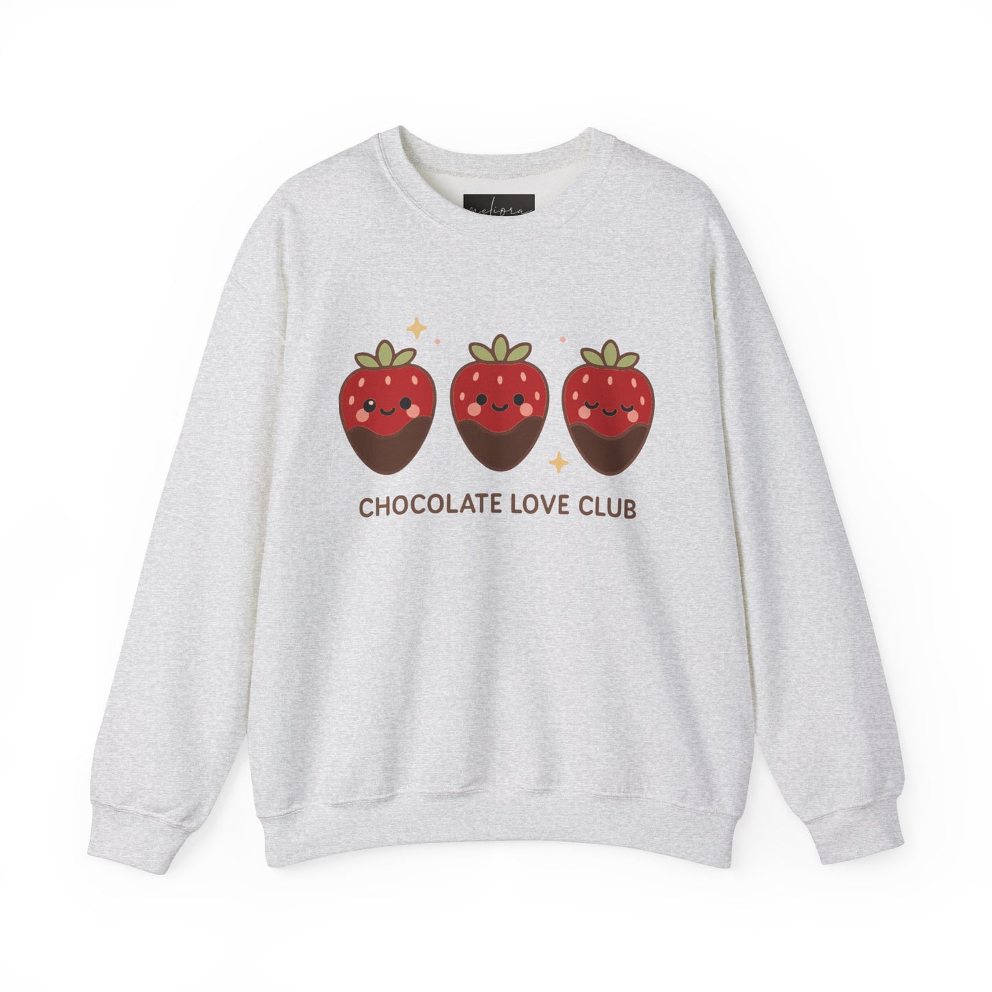 سويت شيرت بياقة دائرية من Chocolate Love Club - سترة دافئة للأحباب