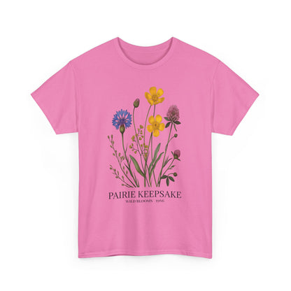 Floral Keepsake Tee, Unisex T-Shirt, Nature Lover Gift, Floral Print Apparel, Casual Wear, Botanical Tee