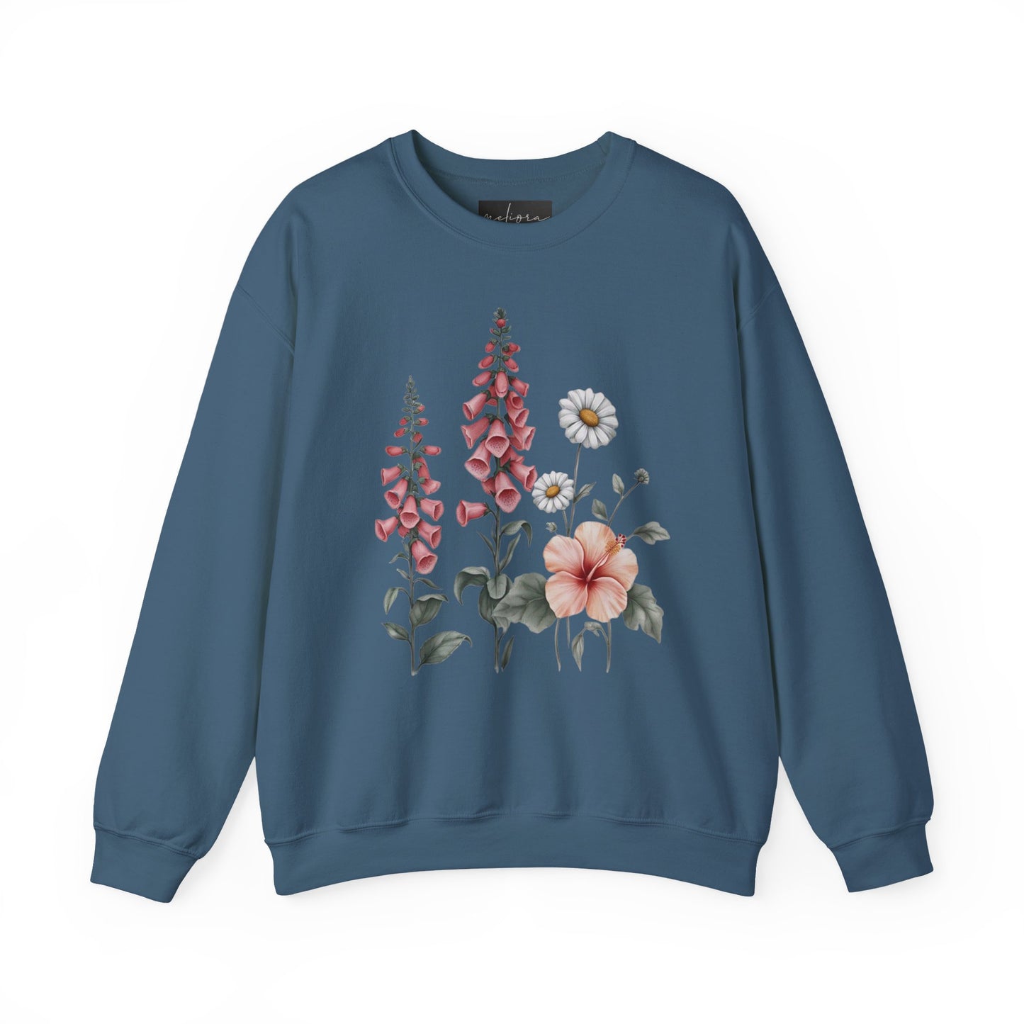 Floral Crewneck Sweatshirt, Cozy Pullover, Unisex Gift, Spring Apparel, Nature Lover's Sweater, Casual Wear for All Occasions