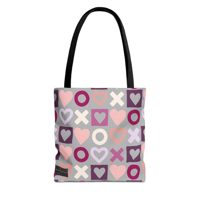 Mother's Day Heart Pattern Tote Bag - Stylish and Practical