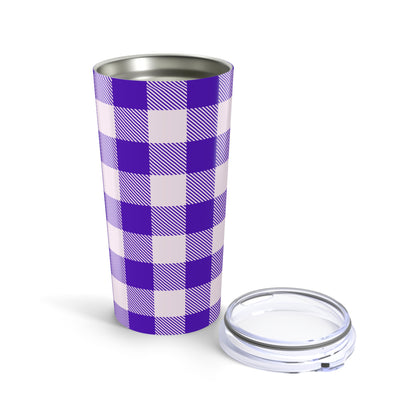 Purple Plaid 20oz Tumbler, Stylish Travel Mug, Insulated Coffee Cup, Perfect Gift for Home & Outdoors, Picnic & Party Essential, [...]