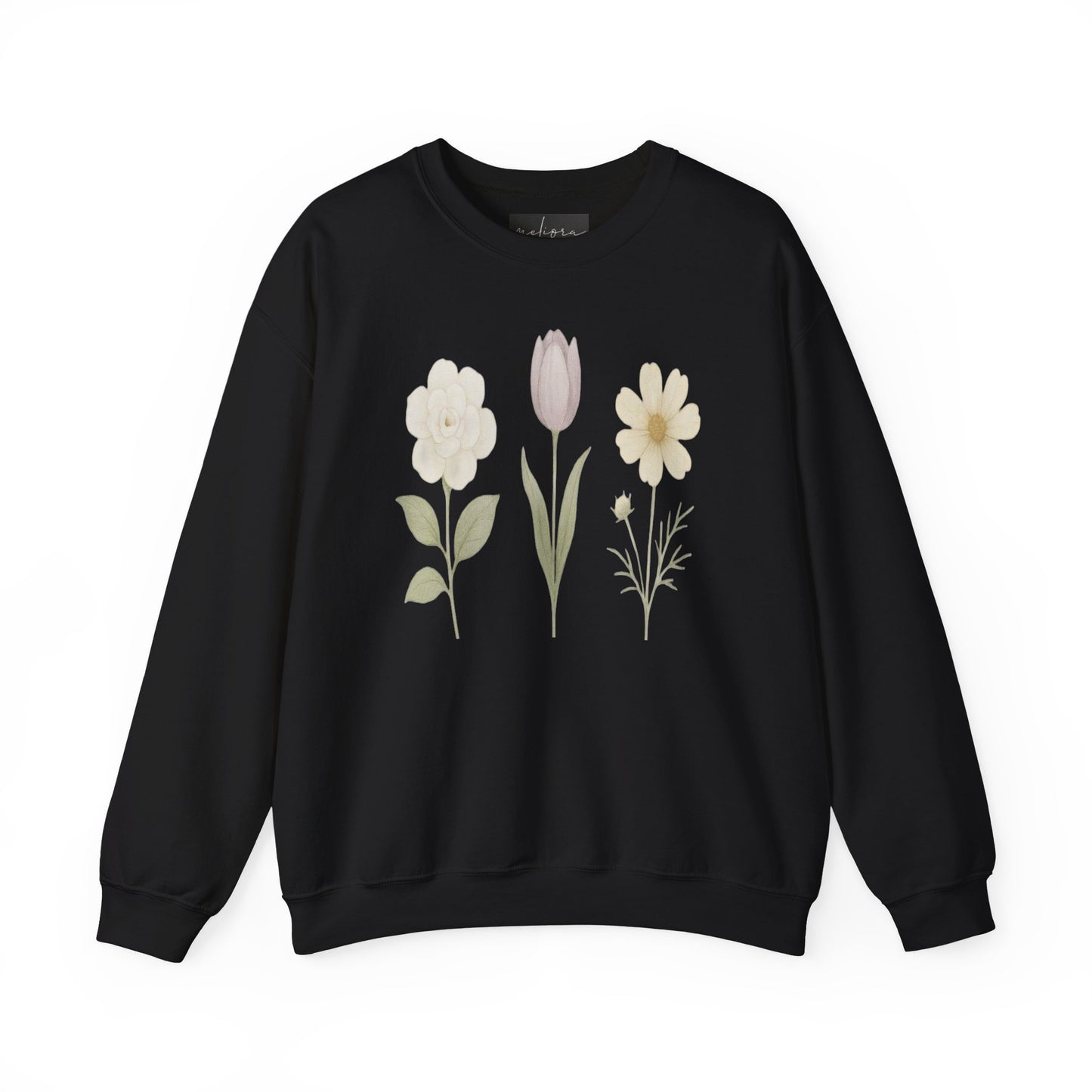 Floral Design Unisex Crewneck Sweatshirt - Cozy, Spring Vibes, Perfect Gift for Nature Lovers, Ideal for Casual Outings, Mother's Day, [...]