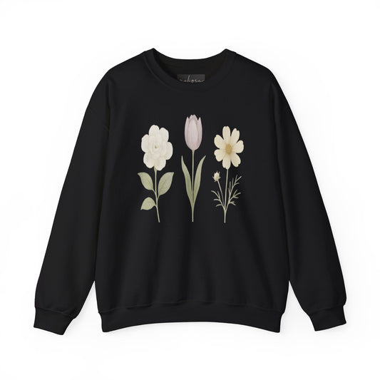 Floral Design Unisex Crewneck Sweatshirt - Cozy, Spring Vibes, Perfect Gift for Nature Lovers, Ideal for Casual Outings, Mother's Day, [...]
