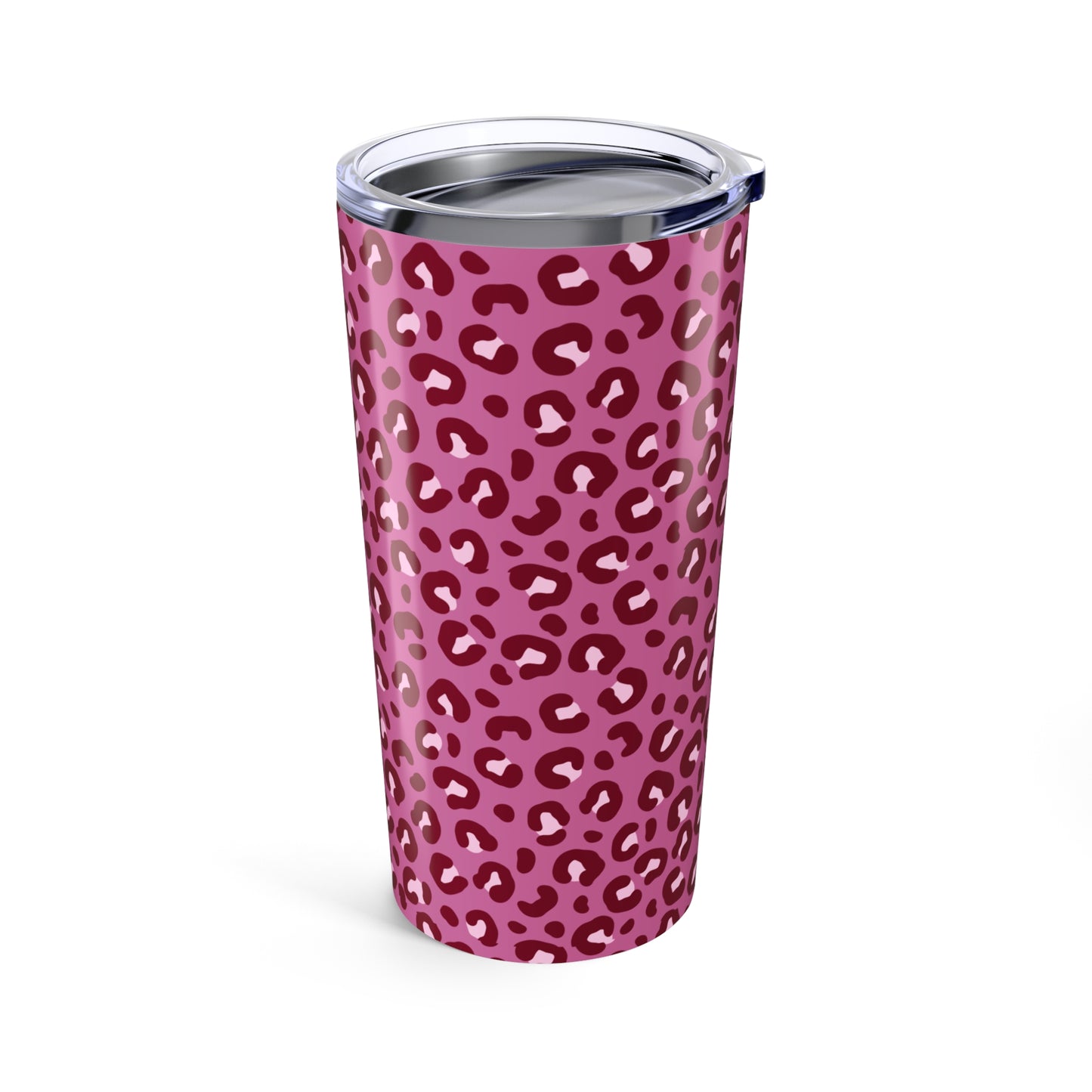 Stylish Leopard Print 20oz Tumbler - Insulated Travel Cup for Coffee and Drinks