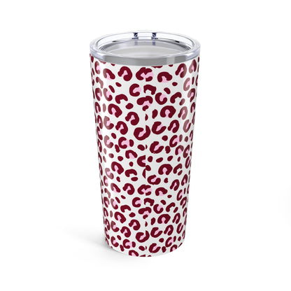 Stylish Leopard Print 20oz Tumbler - Insulated Travel Cup for Coffee and Drinks