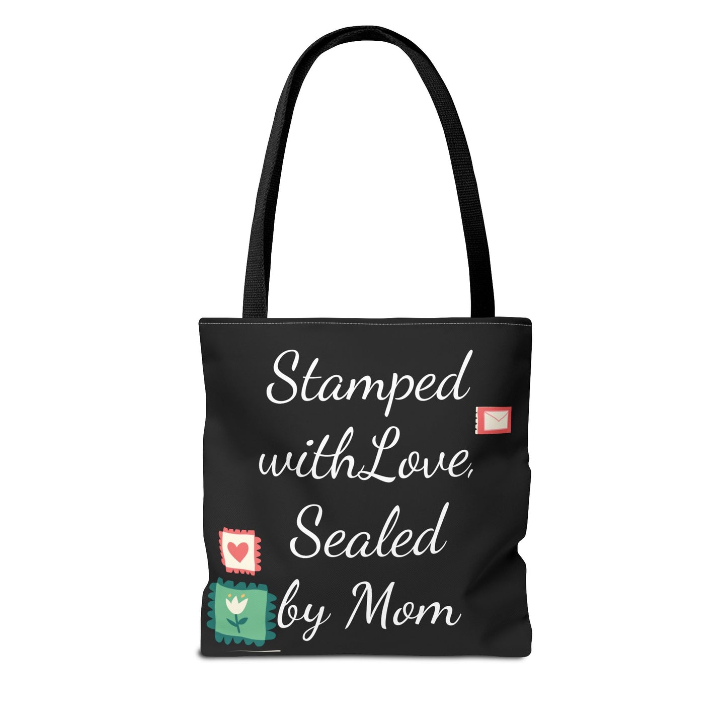 Stamped with Love, Sealed by Mom Tote Bag for Moms