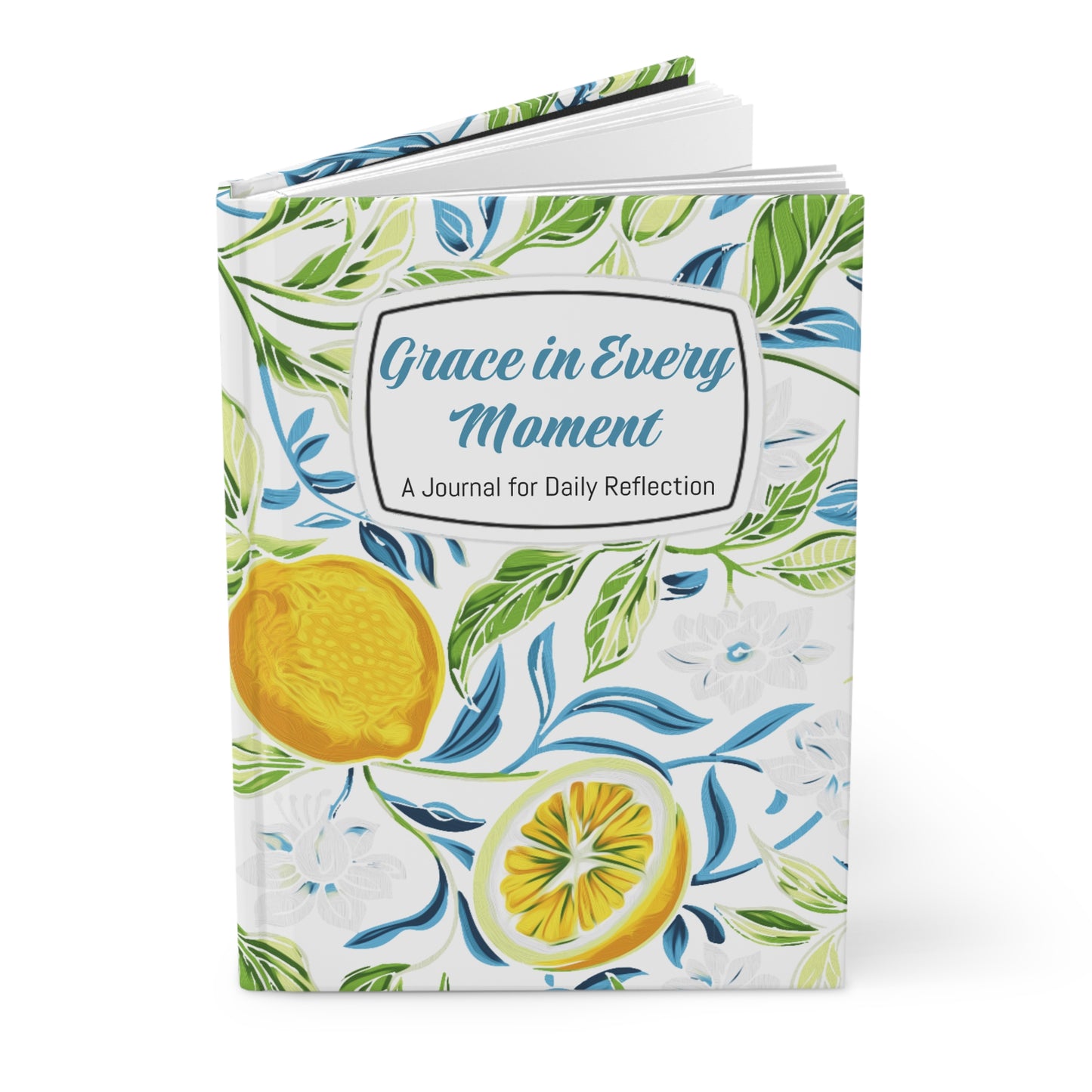 Grace in Every Moment Hardcover Journal - Daily Reflection with Floral Art