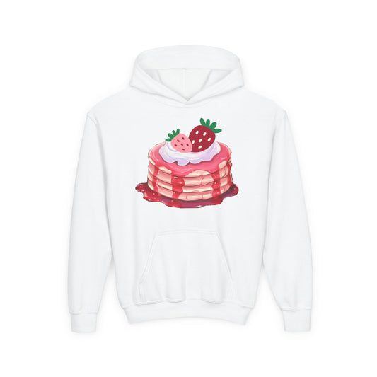 Strawberry Pancake Hoodie - Sweet and Fun Sweatshirt for Kids