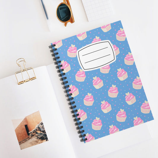 Cupcake-Themed Spiral Notebook for Food Lovers, Cute Journal for Baking Enthusiasts, Perfect Gift for Birthdays, Stationery for [...]