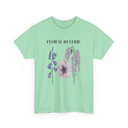 Floral Reverie Unisex Cotton Tee, Floral T-Shirt, Casual Wear, Nature Shirt, Gift for Her, Spring Style