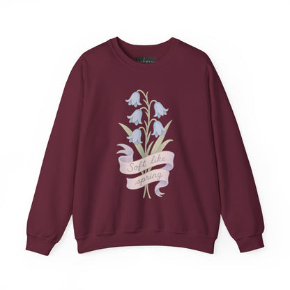 Bluebell flowers- Soft Like Spring Crewneck Sweatshirt | Floral Sweatshirt