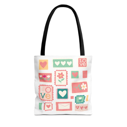 Stamped with Love, Sealed by Mom Tote Bag for Moms