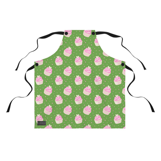Cute Cupcake Pattern Apron - Perfect for Bakers & Gift Giving