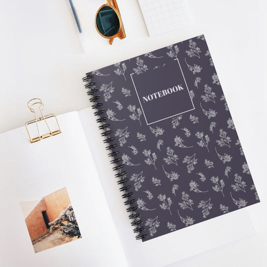 Elegant Floral Spiral Notebook - Perfect for Notes & Journaling