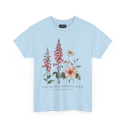 Floral Garden Club Tee | Nature Lovers, Gift for Gardeners, Spring Fashion, Casual Wear, Eco-Friendly Apparel