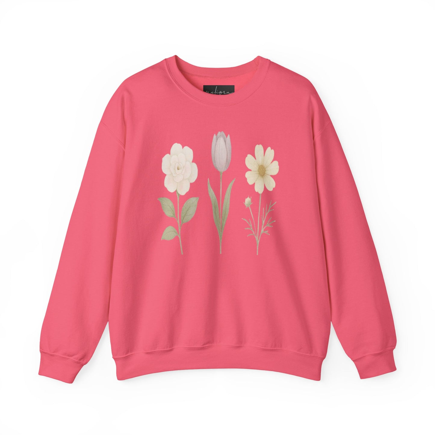 Floral Design Unisex Crewneck Sweatshirt - Cozy, Spring Vibes, Perfect Gift for Nature Lovers, Ideal for Casual Outings, Mother's Day, [...]