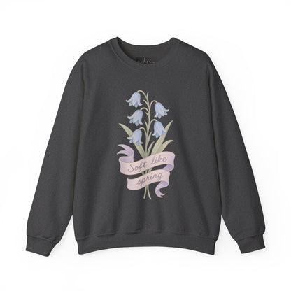 Bluebell flowers- Soft Like Spring Crewneck Sweatshirt | Floral Sweatshirt