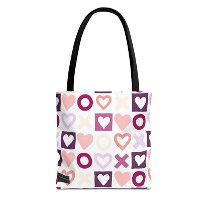 Mother's Day Heart Pattern Tote Bag - Stylish and Practical