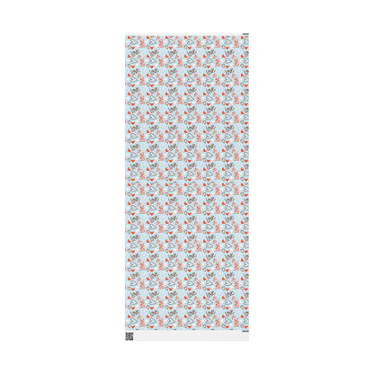 Cute Love Themed Wrapping Paper, Gift Wrap for Valentine's Day, Birthdays, Celebrations, Handmade Gift Packaging, Festive Wrapping